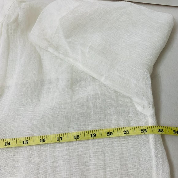 Eileen Fisher Organic Linen Gauze Tunic Top - Picture 11 of 14